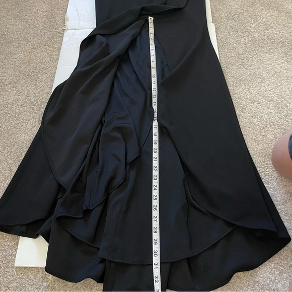 NWT BHLDN Lafayette Maxi Ruffle Dress Black Size 4 - Picture 15 of 15